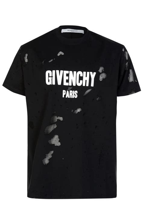 givenchy paris t shirt dames|givenchy t shirt with holes.